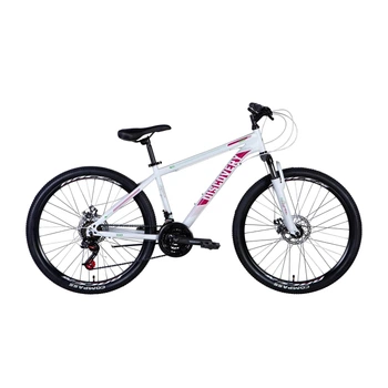 Велосипед горный 26" Discovery Rider AM DD рама 13" на рост 130-155 см бело-розовый (OPS-DIS-26-601)