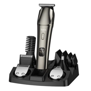 Електрична машинка для стрижки волосся HOCO HP26 Multi-function electric clipper metal gray