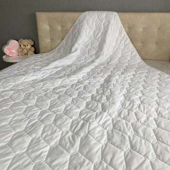 Літня ковдра ODA двоспальна 175х210см 150 г/м² білий (AP454)