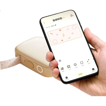 Принтер Deli Q10Pro етикеток термо портативний Bluetooth