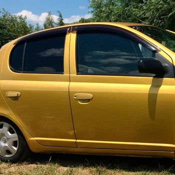 Дефлекторы окон VL-Tuning на Toyota Yaris/Vitz I 1999-2006 5d (накладные)