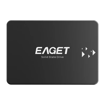 Твердотельный накопитель EAGET 480 ГБ SSD, скорость чтения 550 МБ/с, интерфейс SATA 3.0, совместим с настольными компьютерами и ноутбуками, высокая емкость, модель S205 AI, компьютерные аксессуары.