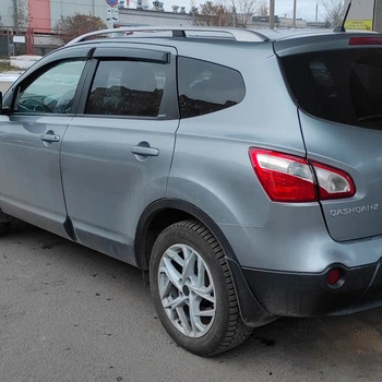 Дефлекторы окон VL-Tuning на Nissan Qashqai +2 I 2008-2013 (накладные)