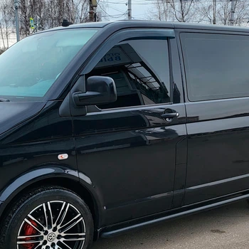 Дефлекторы окон VL-Tuning на Volkswagen T5 2003- (накладные)