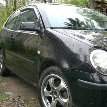 Дефлекторы окон VL-Tuning на Volkswagen Polo IV 2001-2009 3d (накладные)