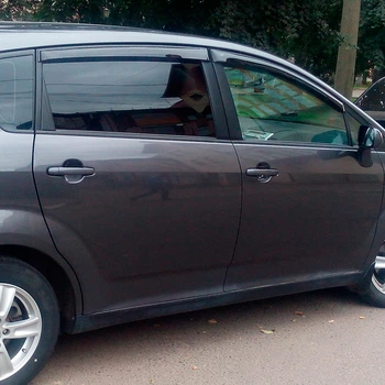 Дефлекторы окон VL-Tuning на Toyota Corolla Verso III 2004-2009 (накладные)