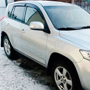 Дефлекторы окон VL-Tuning на Toyota Rav4 III 2005-2012 5d (накладные)