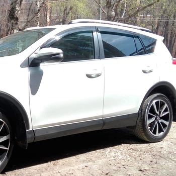 Дефлекторы окон VL-Tuning на Toyota Rav4 IV 2013- 5d (накладные)