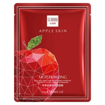 Тканинна маска для обличчя з екстрактом м'якоті яблука Senana Apple Skin Moisturizing Mask, 25 мл