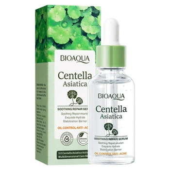 Сироватка для обличчя з екстрактом азійської центелли Bioaqua Centella Asiatica Soothing Repair Serum, 30 мл
