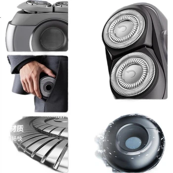 Бритва POVOS Donut 2.0 T003 Galaxy Gray электрическая портативная мини, подарочная