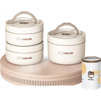 Ланч-бокс COOKSS изотермический нержавеющая сталь 316, портативный, для офиса/студентов