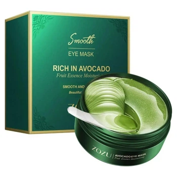 Патчи для глаз с экстрактом авокадо Zozu Smooth Eye Mask Rich In Avocado, 60 шт