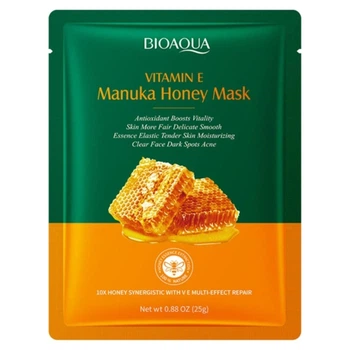 Тканевая маска для лица с экстрактом меда Bioaqua Vitamine E Manuka Honey Mask, 25 г