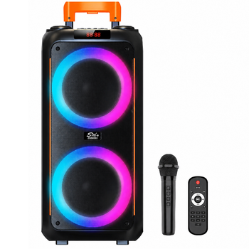 Колонка с микрофоном Sing-e ZQS8263 караоке колонка портативная Bluetooth колонка 50W беспроводная колонка с микрофоном