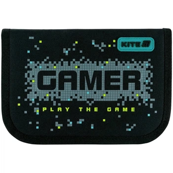 Пенал без наполнения Kite Play the Game Черный (K26-621-8)