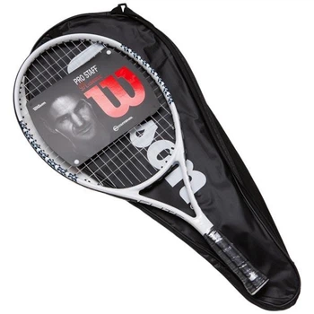 Дитяча тенісна ракетка Wilson BLX 23 дюйми для юніорів 119-135 см — професійна легка ракетка для тренувань і гри у великий теніс білий