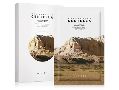 Увлажняющая тканевая маска SKIN1004 Madagascar Centella Watergel Sheet Ampoule Mask для проблемной кожи лица 5 шт (8809576260502)
