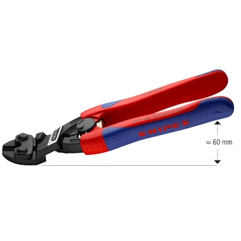 Болторез компактный согнутый под углом, Ø6,0мм CoBolt KNIPEX 71 22 200, фосфатированный