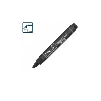 Маркер перманентный Pica 520/46 Classic Permanent Marker bullet tip, черный