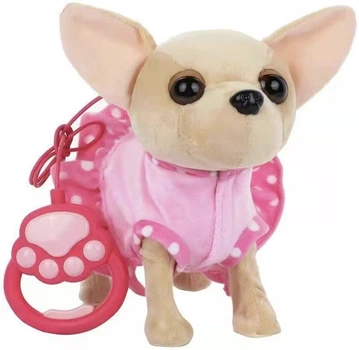Interaktywna maskotka Askato Chodzący piesek Chihuahua z efektami dźwiękowi (128450) (6901440128450)