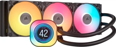 Система водяного охолодження Corsair iCUE LINK TITAN 360 RX LCD Liquid CPU Cooler Black (CW-9061023-WW)