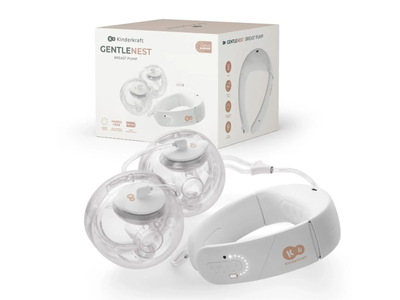 Подвійний електричний молоковідсмоктувач GentleNest, Kinderkraft, 00-00305412 (KEGENE00GLD0000)