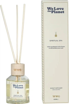Dyfuzor zapachowy z patyczkami We Love The Planet Spiritual Spa Eukaliptusowy zapach 100 ml (8721249380006)