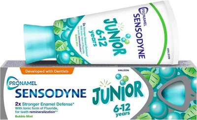 Зубна паста Sensodyne Pronamel Junior Смак м’ятної жуйки для дітей 6-12 років 75 мл (5054563298072)