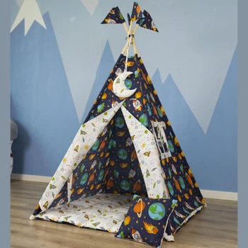 Палатка-Вигвам WIGWAMHOME Космос 110х110х180см темно-синяя