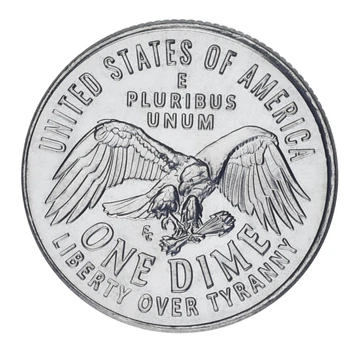 Монета США 10 центів 2026 UNC P 1 Dime 250 років незалежності США (1776-2026)