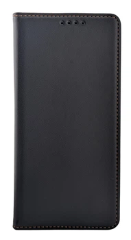 Чехол книжка Leather Flip для Infinix Note 60 на магните с подставкой черный