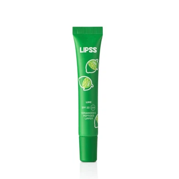 Блеск-липпер для губ Lipss Ceramides & Peptides Lipper Lime Summer (прозрачный с серебряно-зелеными блестками) 10 ml