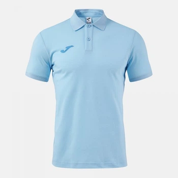 Поло длинное мужское Joma Bali III 105372.350 2XL Sky Blue (8447534652510)