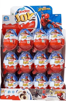 Шоколадные яйца Kinder Joy Spider Man 24шт х 20г