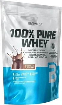 Сироватковий протеїн BioTech 100% Pure Whey порошок 400 г Насичений шоколад (5999076269662)