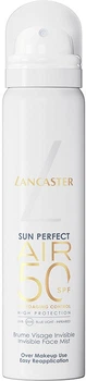 Spray przeciwsłoneczny do twarzy Lancaster Sun Perfect Air Invisible SPF 50 75 ml (3616306702431)
