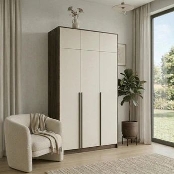 Шафа розпашна Ya.Ya.Mebli К-1.3 AL 1800×2600×550 Кашемір, Дуб бароко рістретто