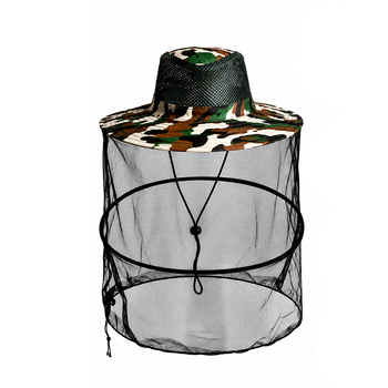 Шляпа-накомарник Stenson R95699 полиэстер 36 см Camo