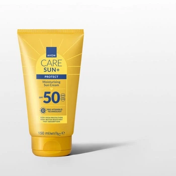 Сонцезахисний зволожувальний крем для обличчя та тіла SPF 50, Avon 150 мл
