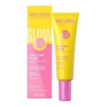 Солнцезащитный крем-флюид для лица SPF 30, Weleda, 30 мл