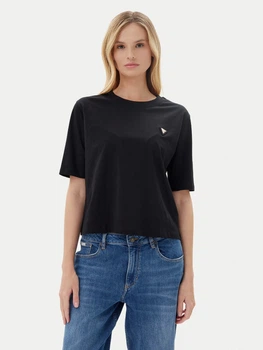 Футболка хлопковая женская Guess Colette Boxy T-Shirt V4BI21-I3Z14-JBLK L Jet Black A996 (7625408101000)