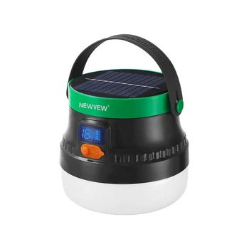 Фонарь аккумуляторный NEWVEW NV-E938 150W Solar Panel 7800mAh Green