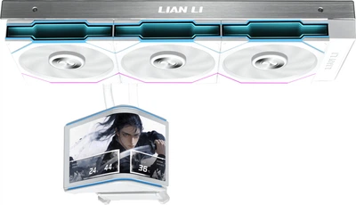Система водяного охлаждения Lian Li Hydroshift II OLED Curved 360 TL White (G89.GHS2OLDC36TW.00)