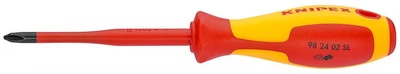 Отвертка для винтов Knipex с крестообразным шлицем Phillips (98 (4 01 SL)