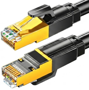 Мережевий кабель SAMZHE WX8150 Cat8 15 м Black
