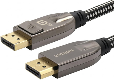 Кабель Philips SWR3139W/93 DisplayPort - DisplayPort 1.4 8K/60 Гц 4K/144 Гц 3 м Black (SWR3139W/93-3)