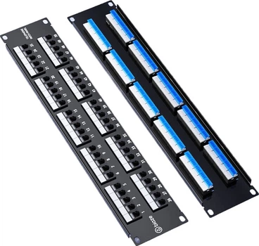 Патч-панель BIAZE TT81 50 портов RJ-11 1U 19" Black