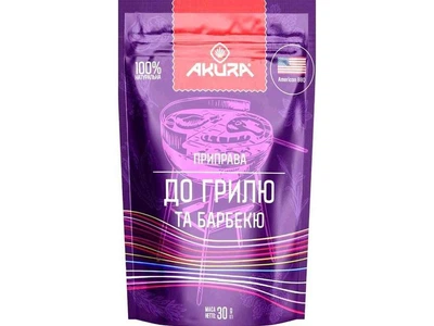 Приправа AKURA До Грилю і м'яса барбекю 30г