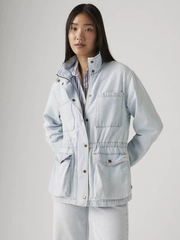 Джинсовая куртка женская Levi`s 575517887 L Голубая (1159864657)